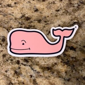 Vineyard vines whale sticker one size